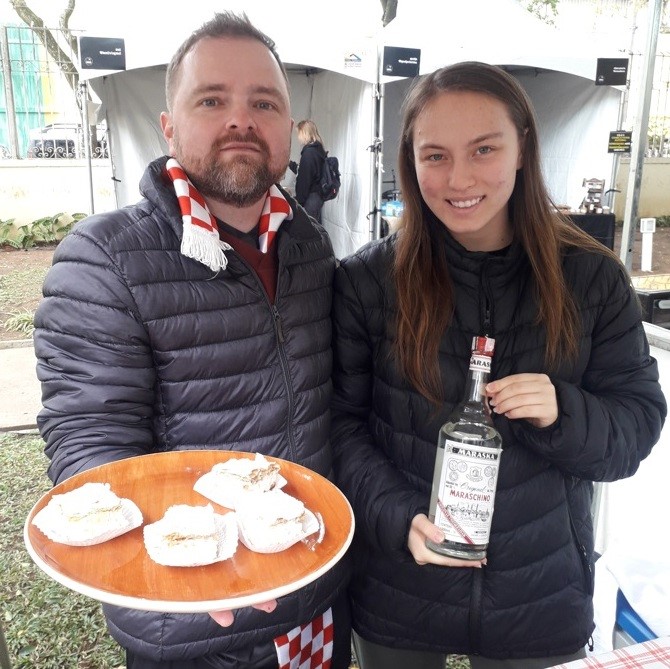 Equipe Coisas da Croácia representa o país na feira “Comida de Herança” realizada no último fim de semana.